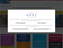 Tablet Screenshot of anaf.be